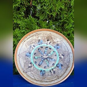 Handcrafted Ceramic Decorative Plate - Stunning Artisan Design